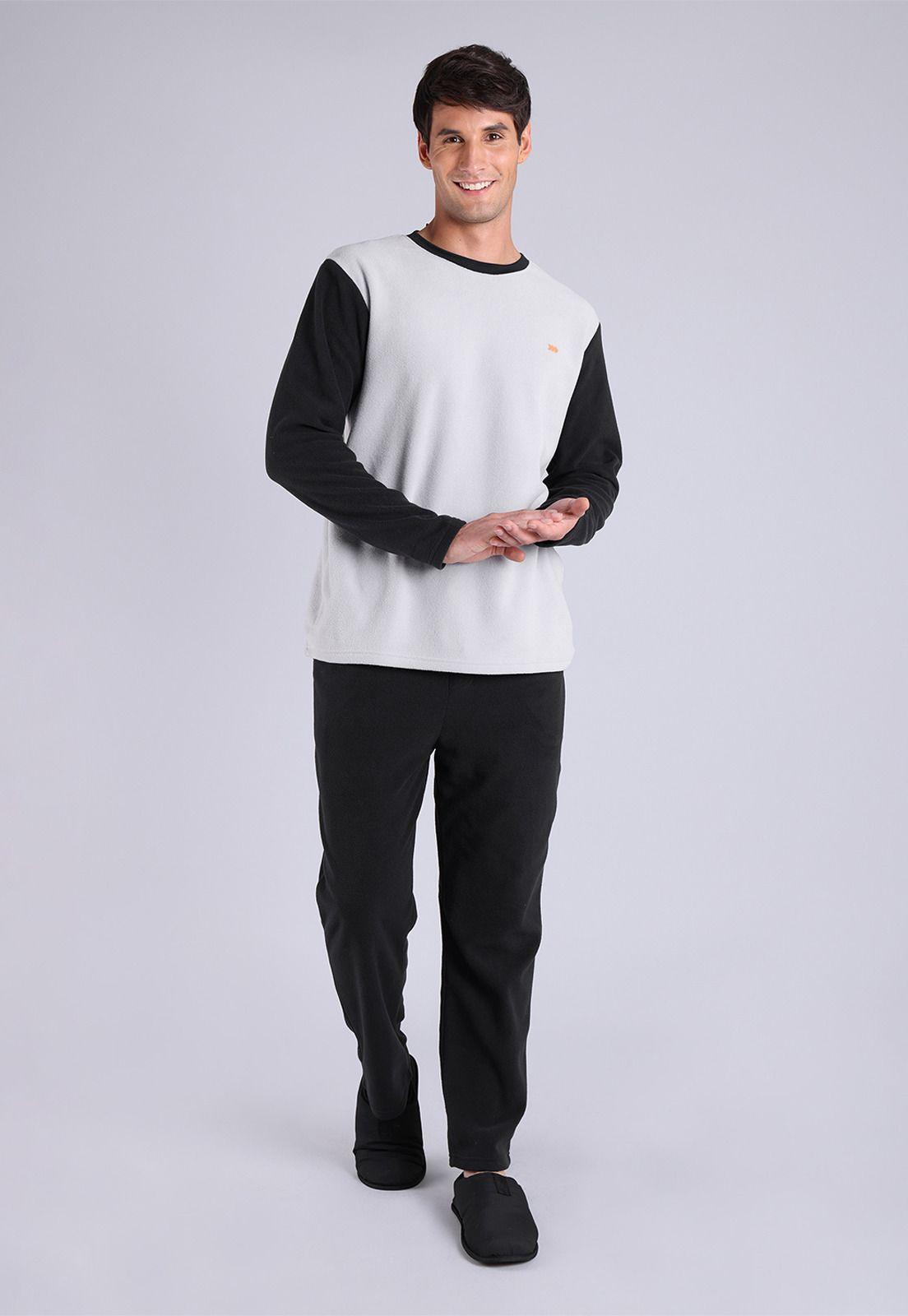 Pijama Largo Micro Polar Arrow P1I2402GR-0