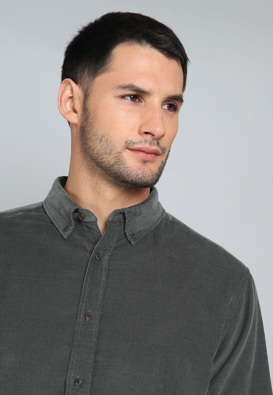Camisa Cotelé Manga Larga Arrow CM31007VE-2