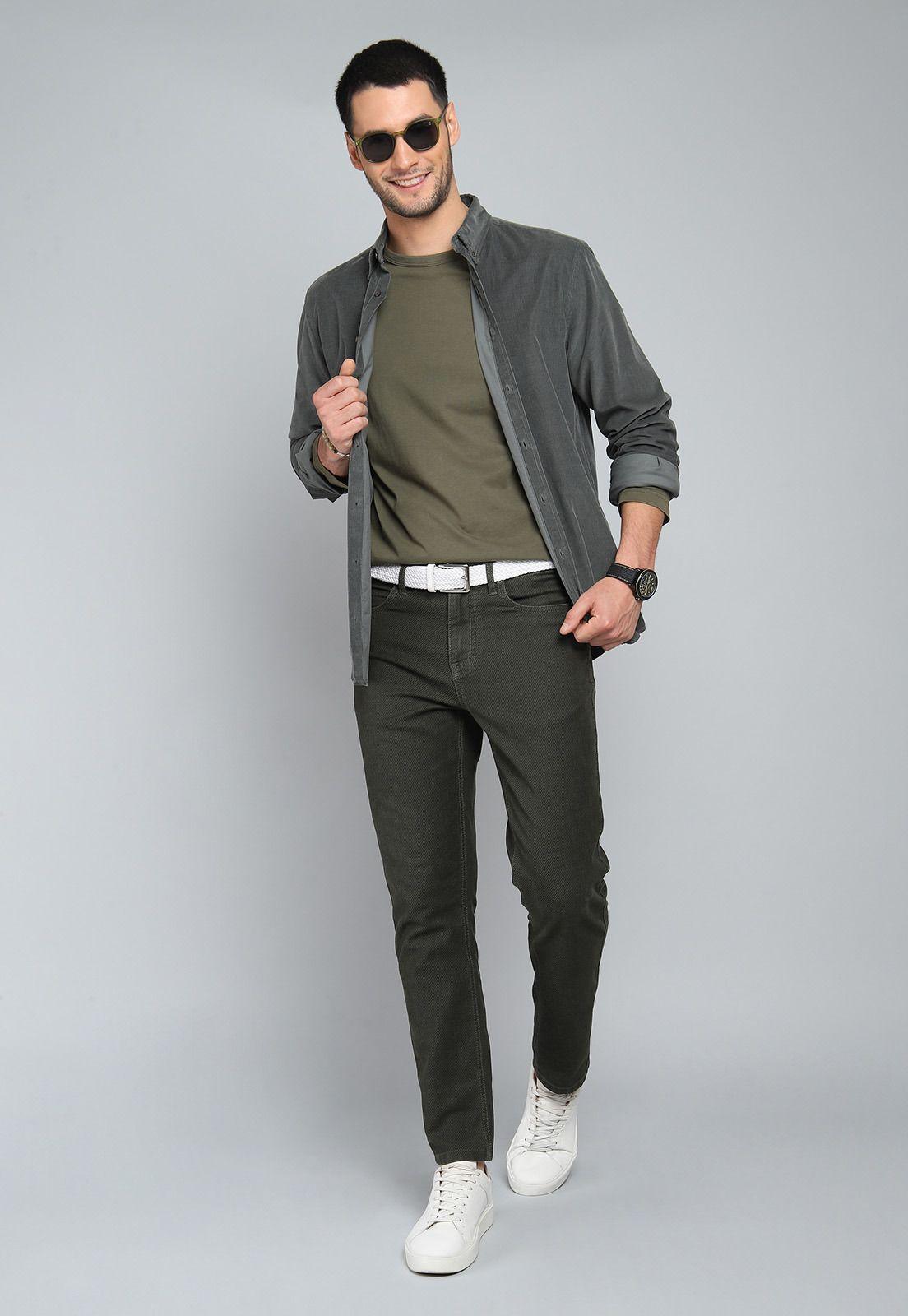 Camisa Cotelé Manga Larga Arrow CM31007VE-3