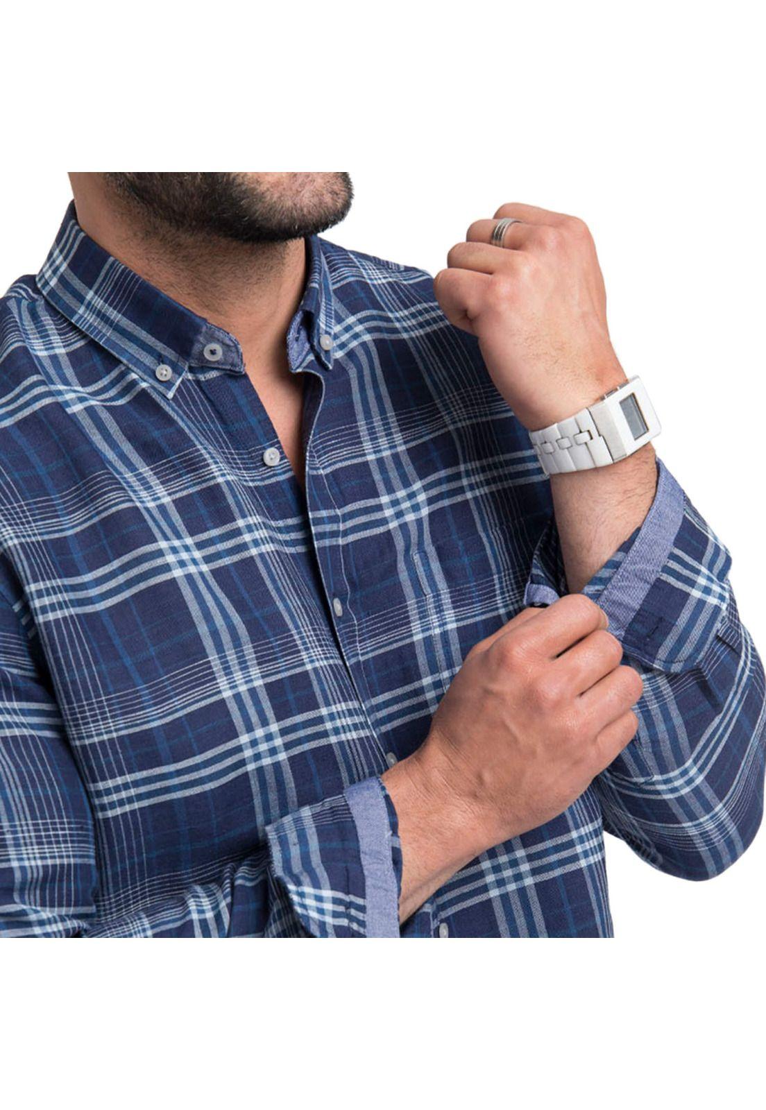 Camisa Escocesa Manga Larga-2
