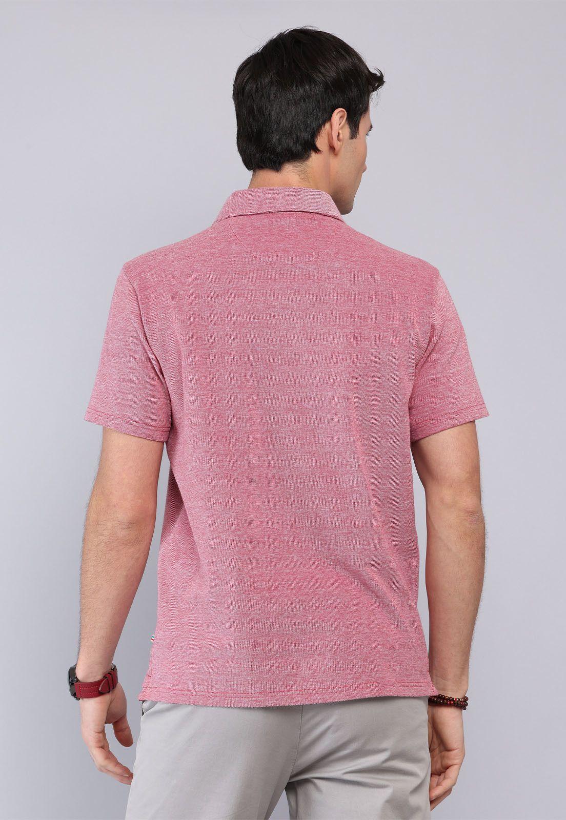 Polera Melange Manga Corta Arrow PO32026RO-1