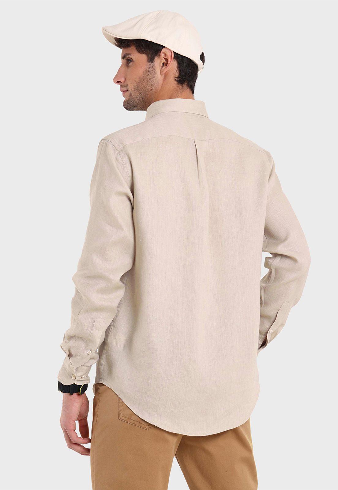 Camisa Lino Manga Larga Arrow-2