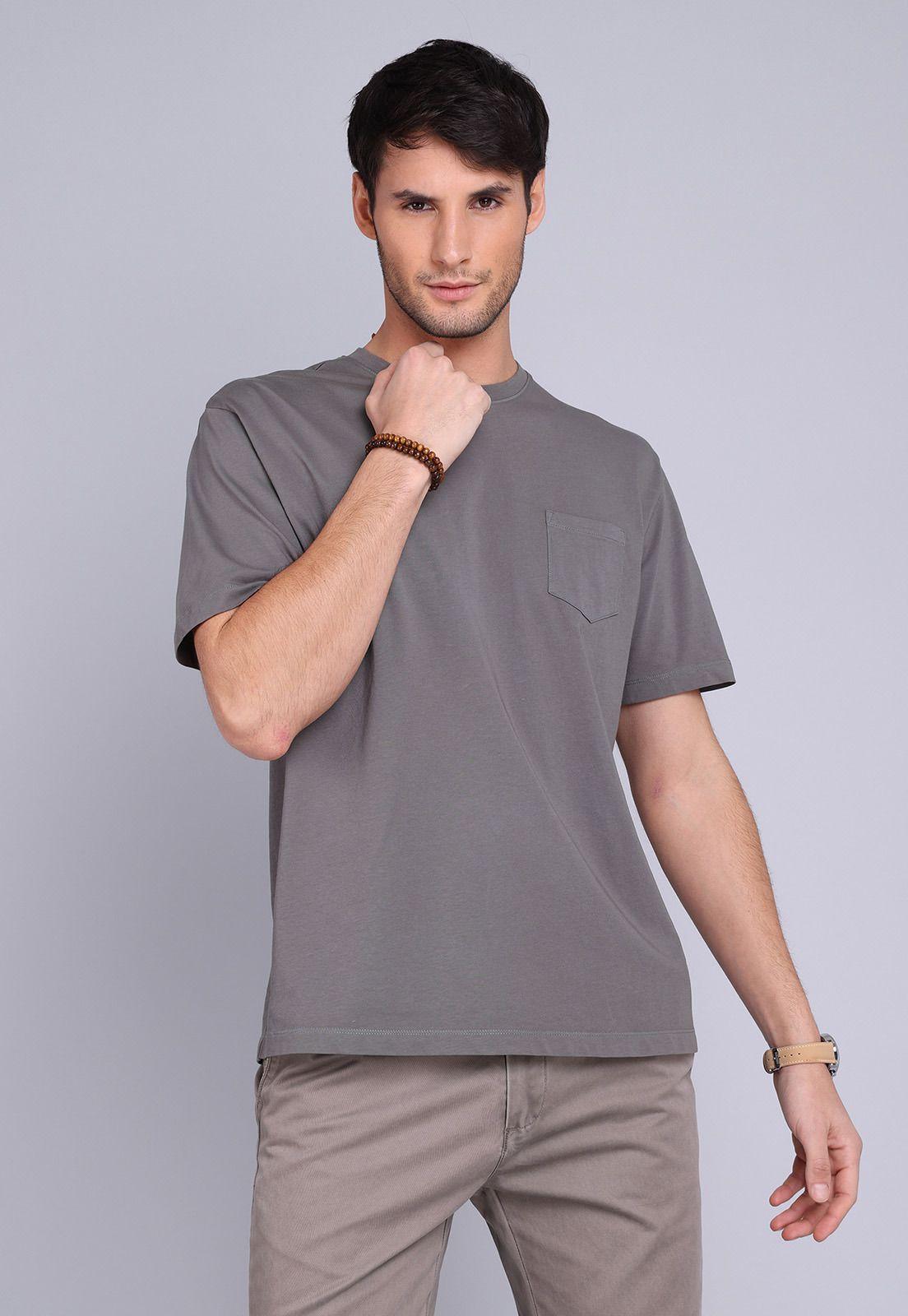 Polera Cuello Redondo Con Bolsillo Arrow PO3089SGR-0