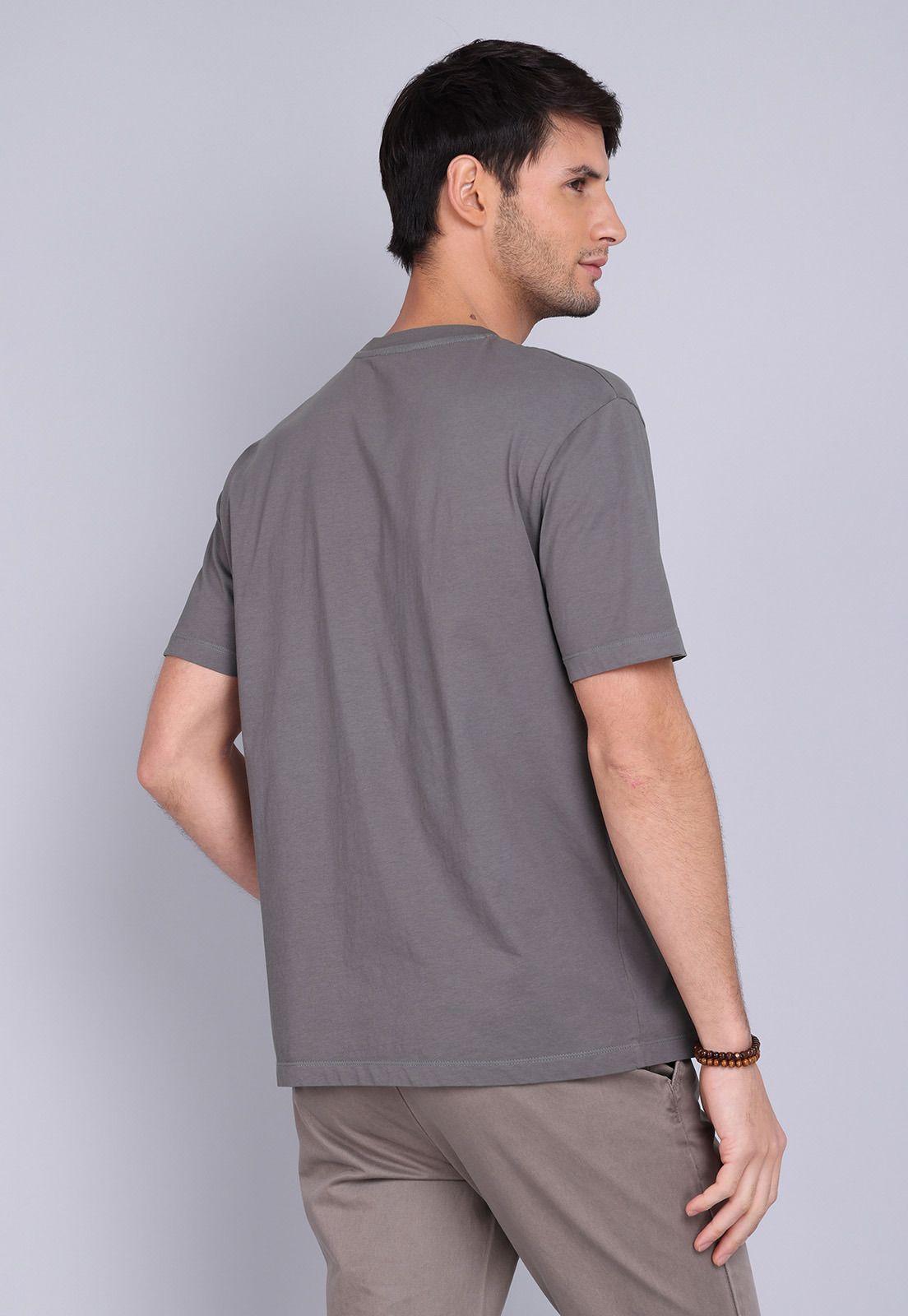 Polera Cuello Redondo Con Bolsillo Arrow PO3089SGR-1