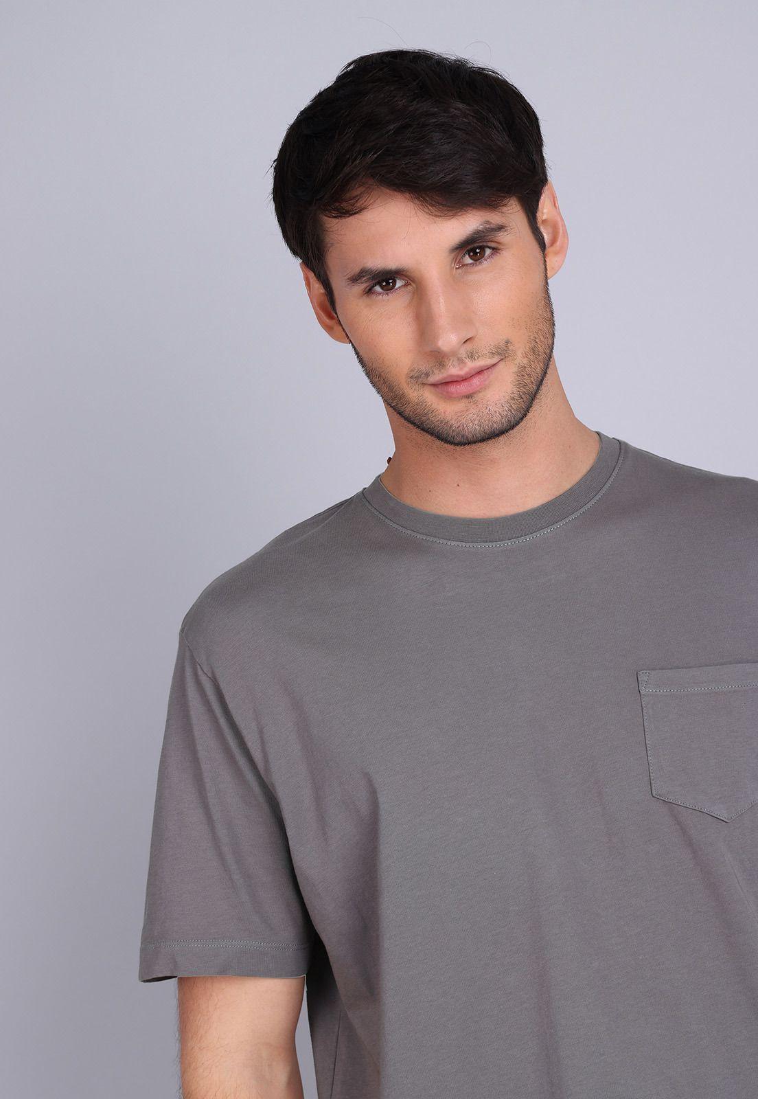 Polera Cuello Redondo Con Bolsillo Arrow PO3089SGR-2