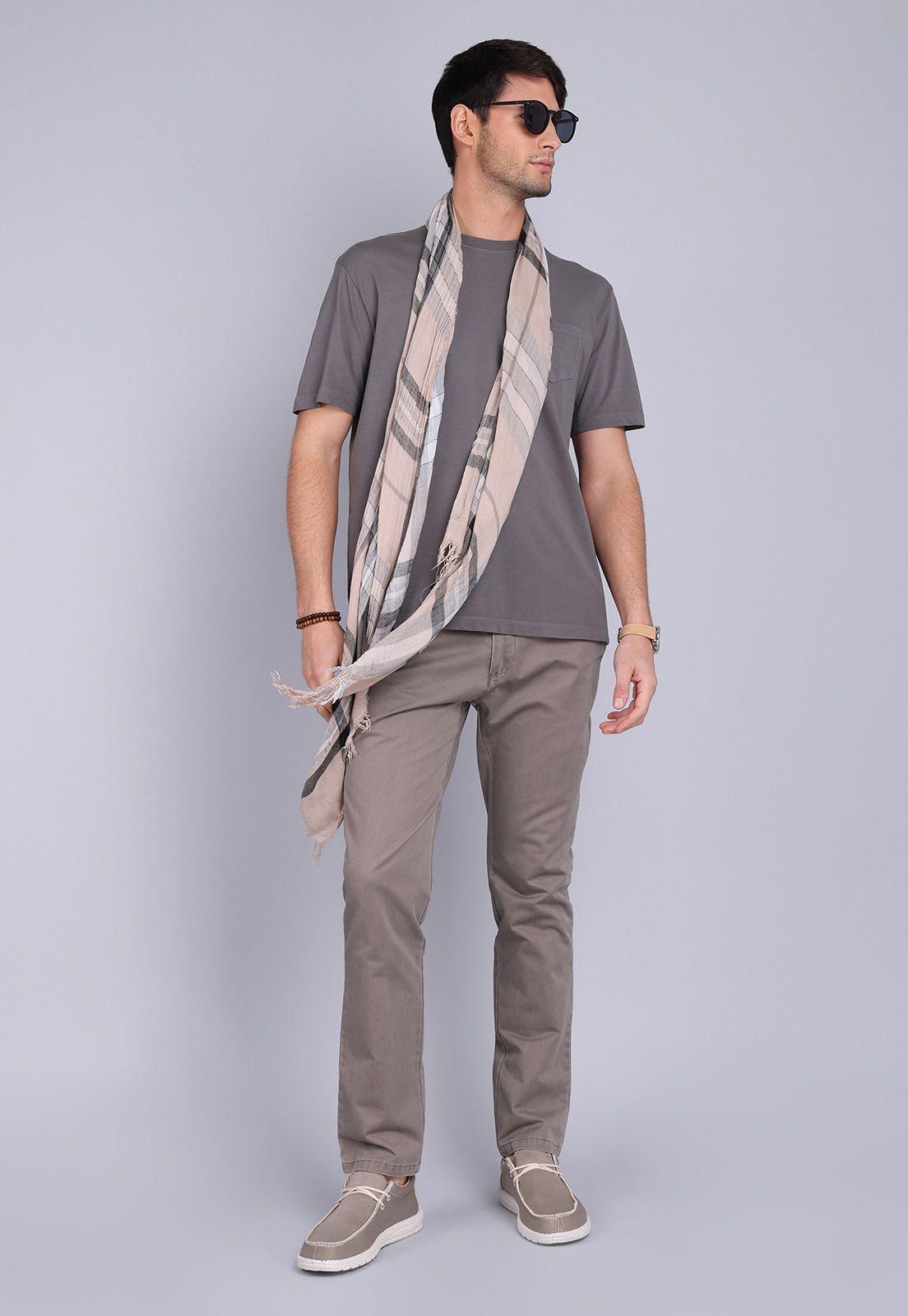 Polera Cuello Redondo Con Bolsillo Arrow PO3089SGR-3