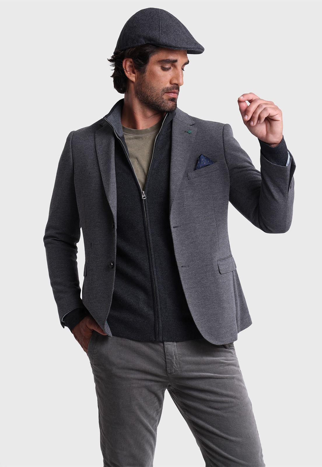 Blazer Knit Casual Arrow-0