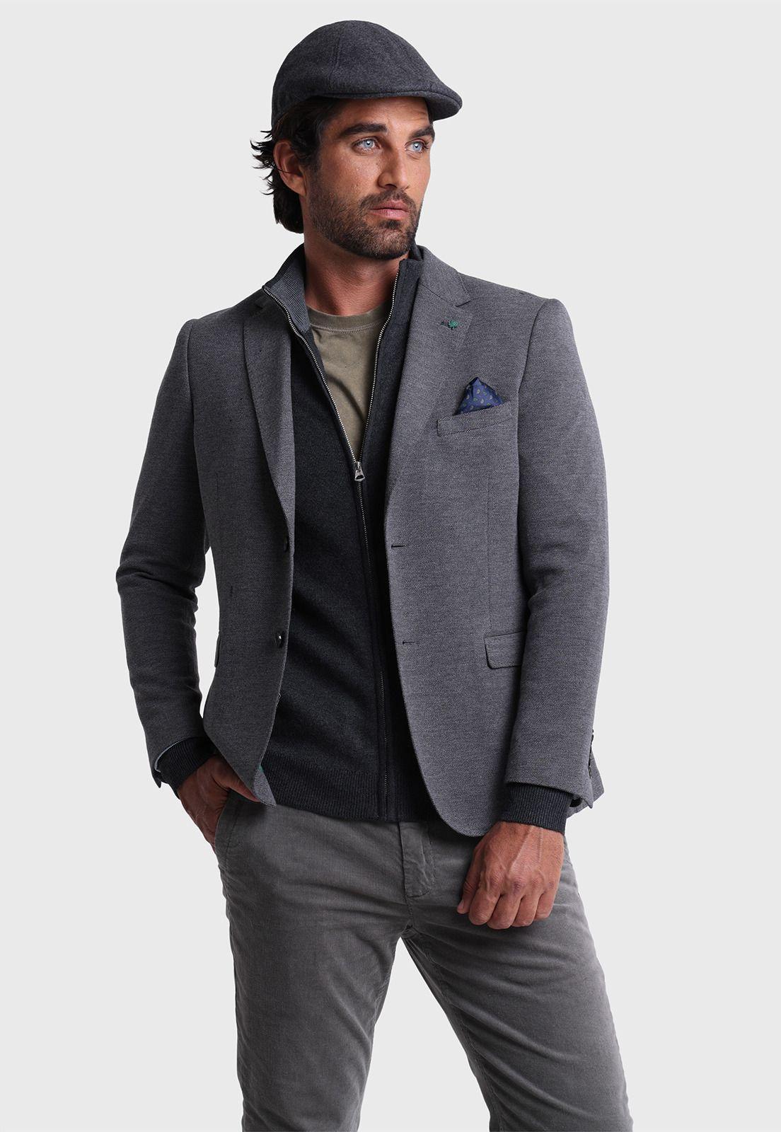 Blazer Knit Casual Arrow-1