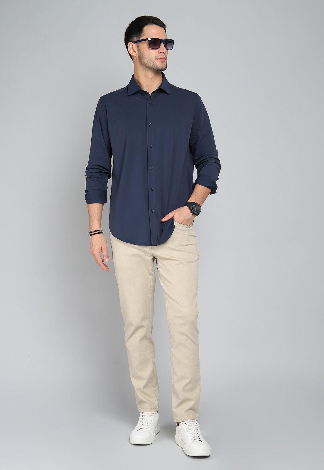 Camisa Lisa Ultra Spandex Arrow CM3092SNB-4
