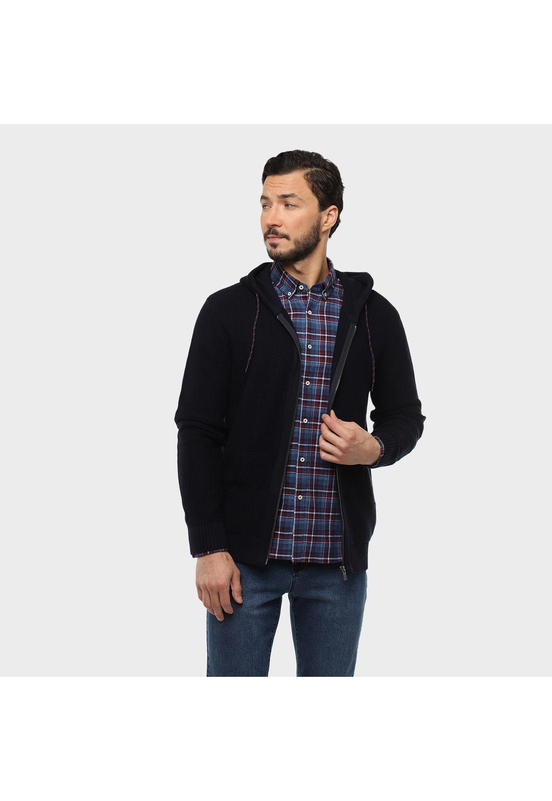 Sweater capucha full zipper Arrow-0