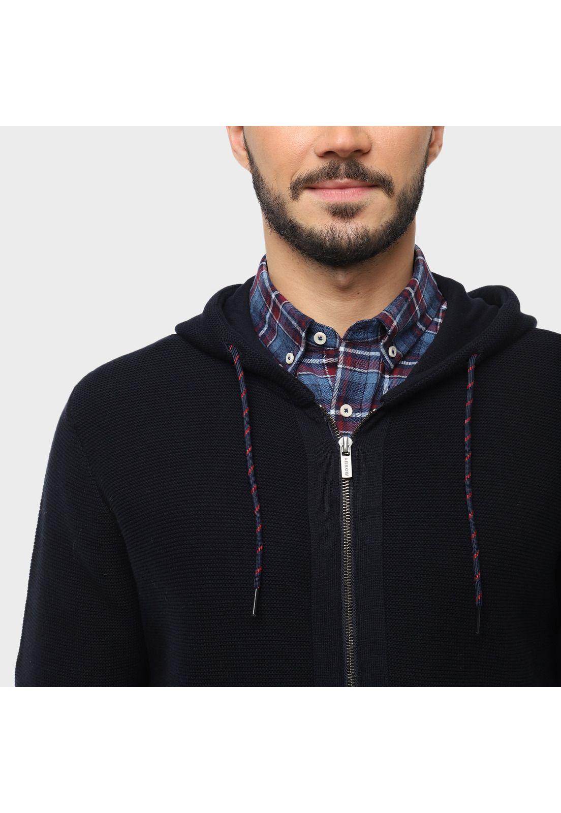 Sweater capucha full zipper Arrow-2