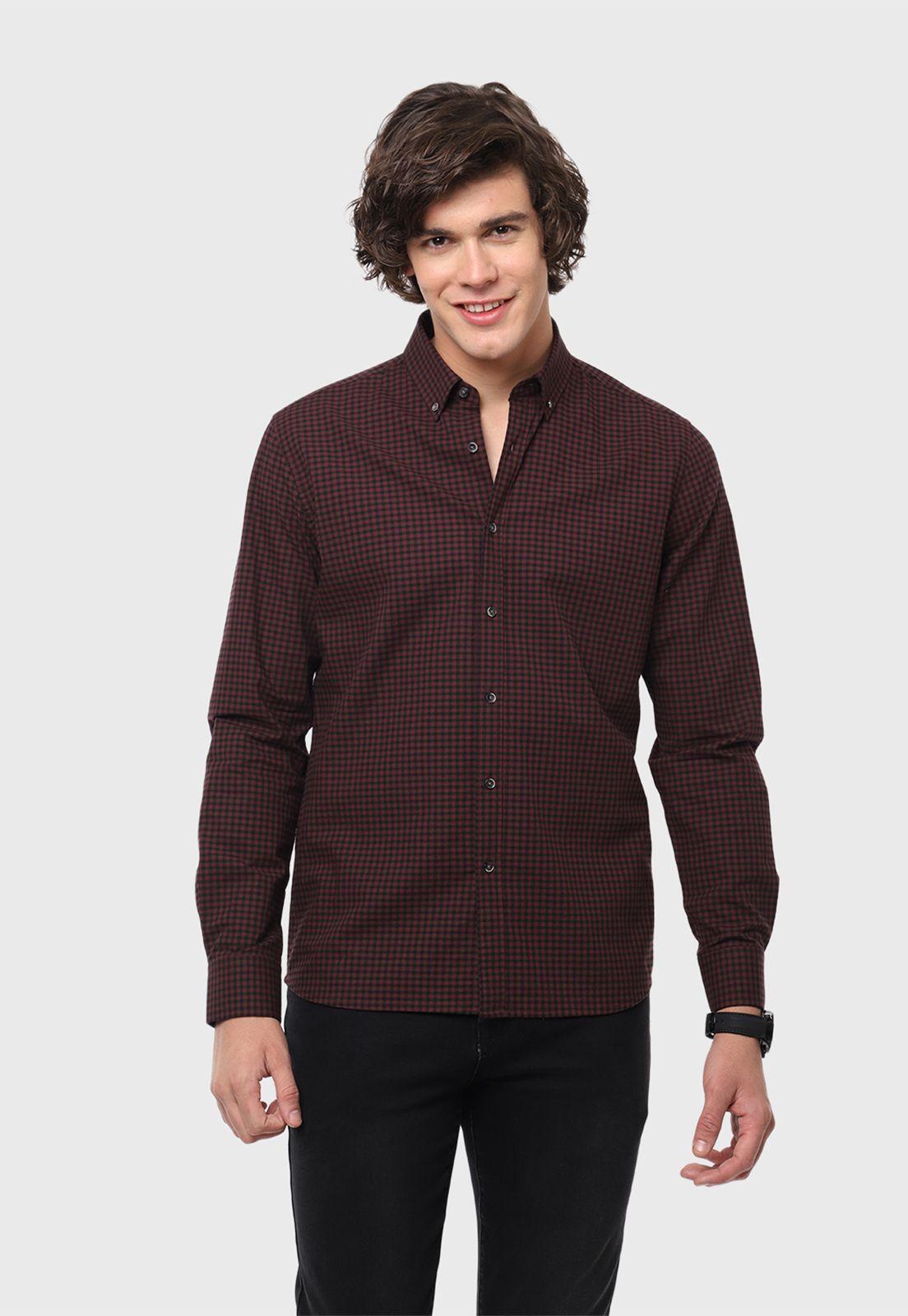 Camisa Oxford A Cuadros Arrow-0