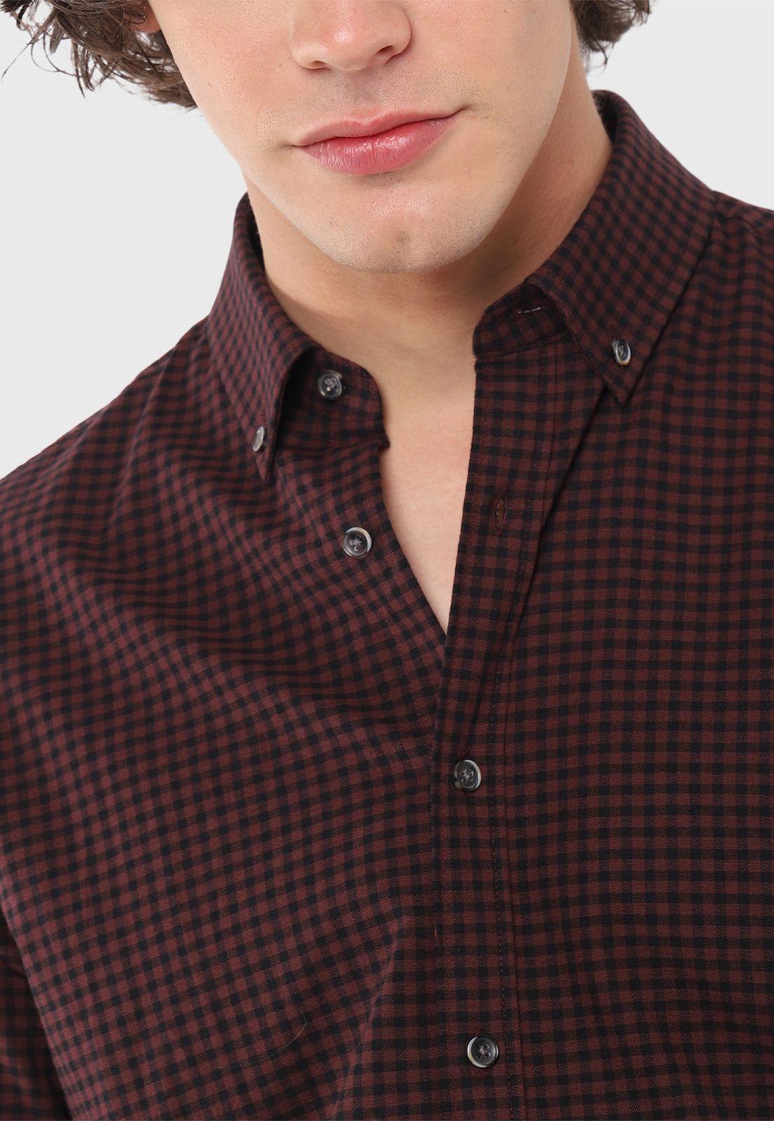 Camisa Oxford A Cuadros Arrow-3