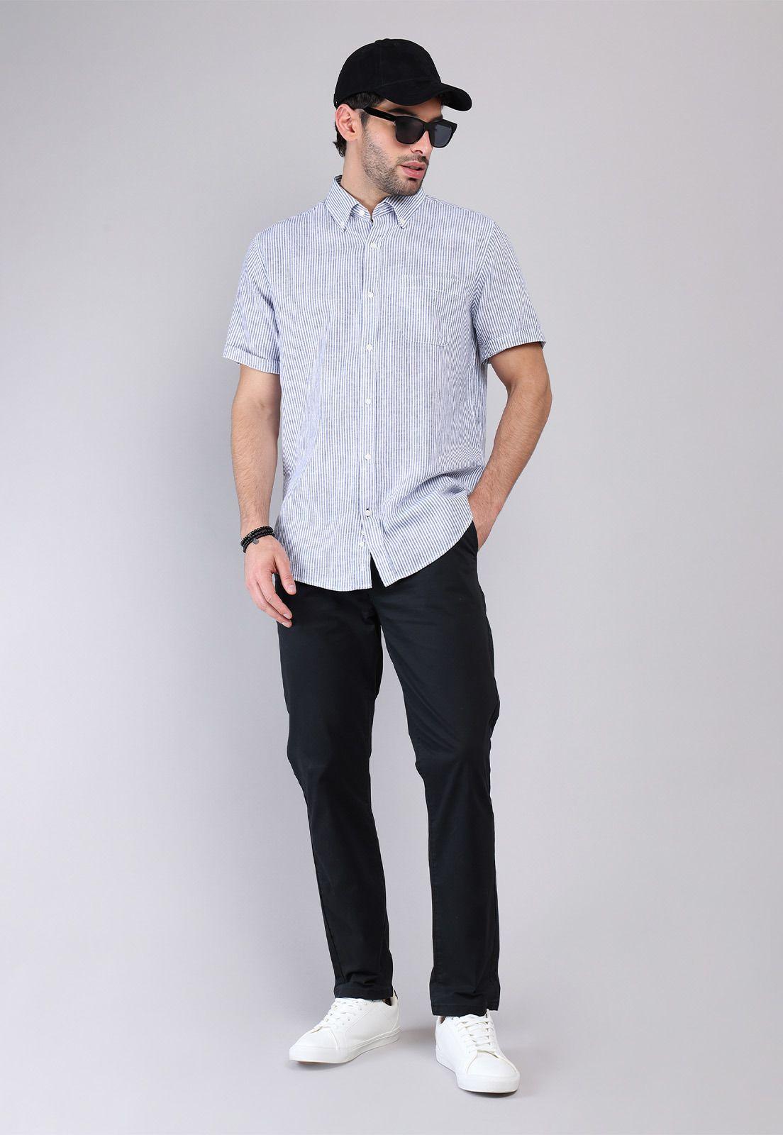 Camisa Lino Algodón Piero Butti PBCVF22NB-3