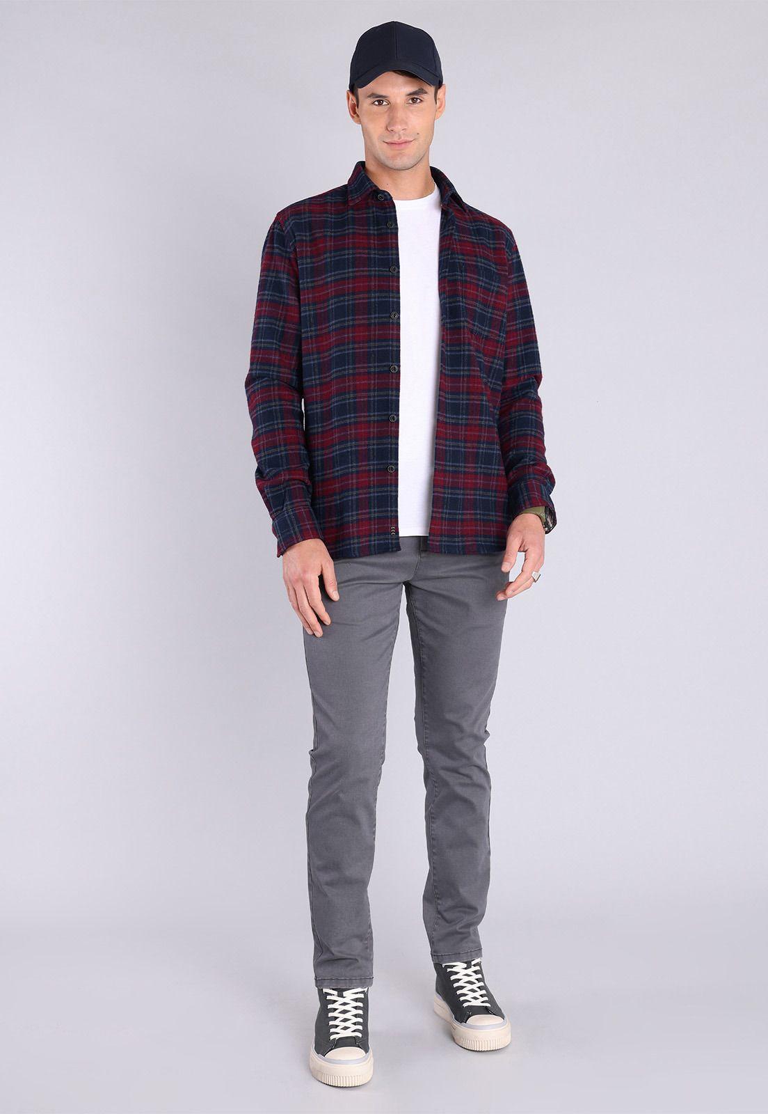 Camisa Escocesa Overshirt Arrow-3