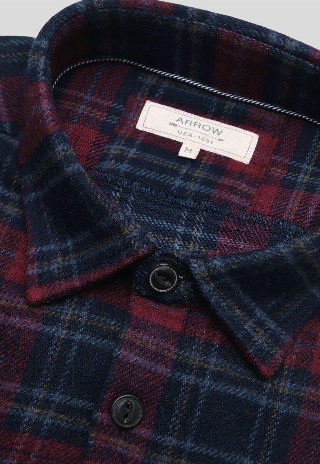 Camisa Escocesa Overshirt Arrow-5