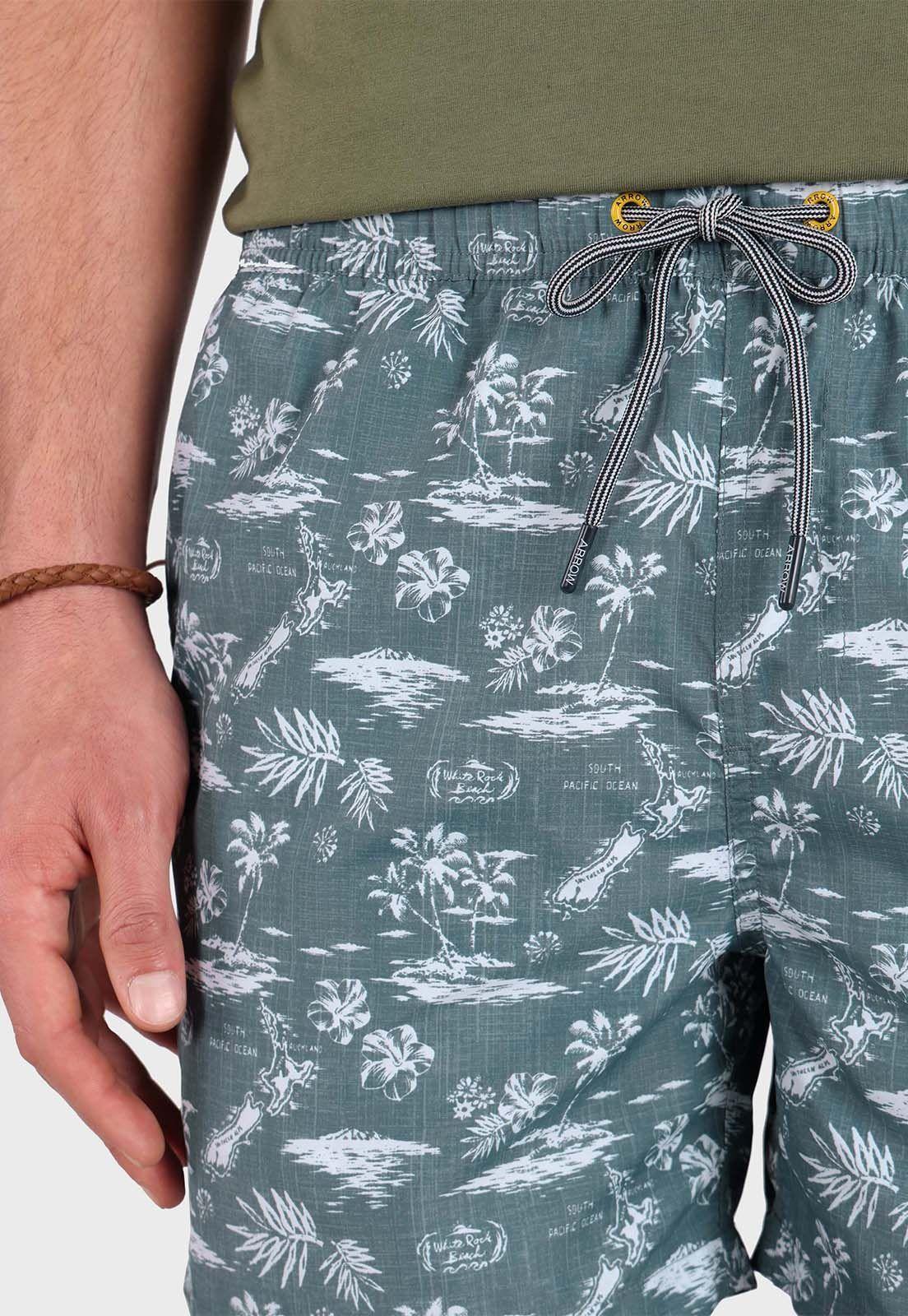 Short De Baño Estampado Arrow-2