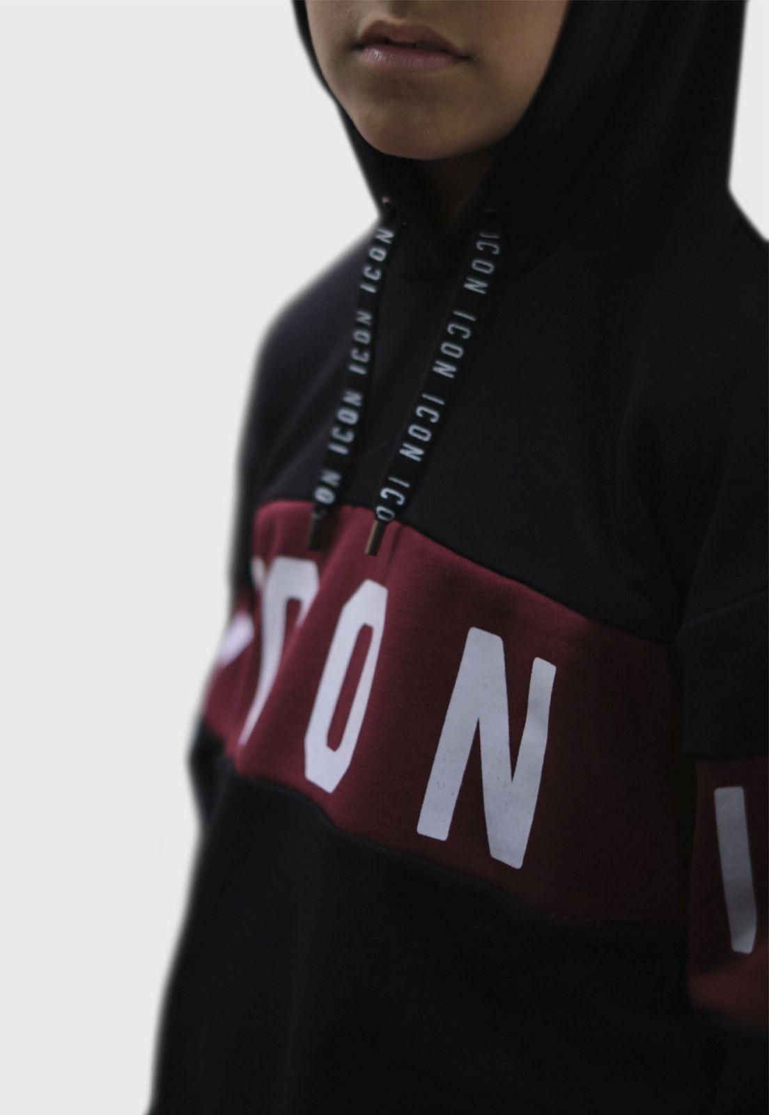 Poleron Con Capucha Unisex Kids Icon-2