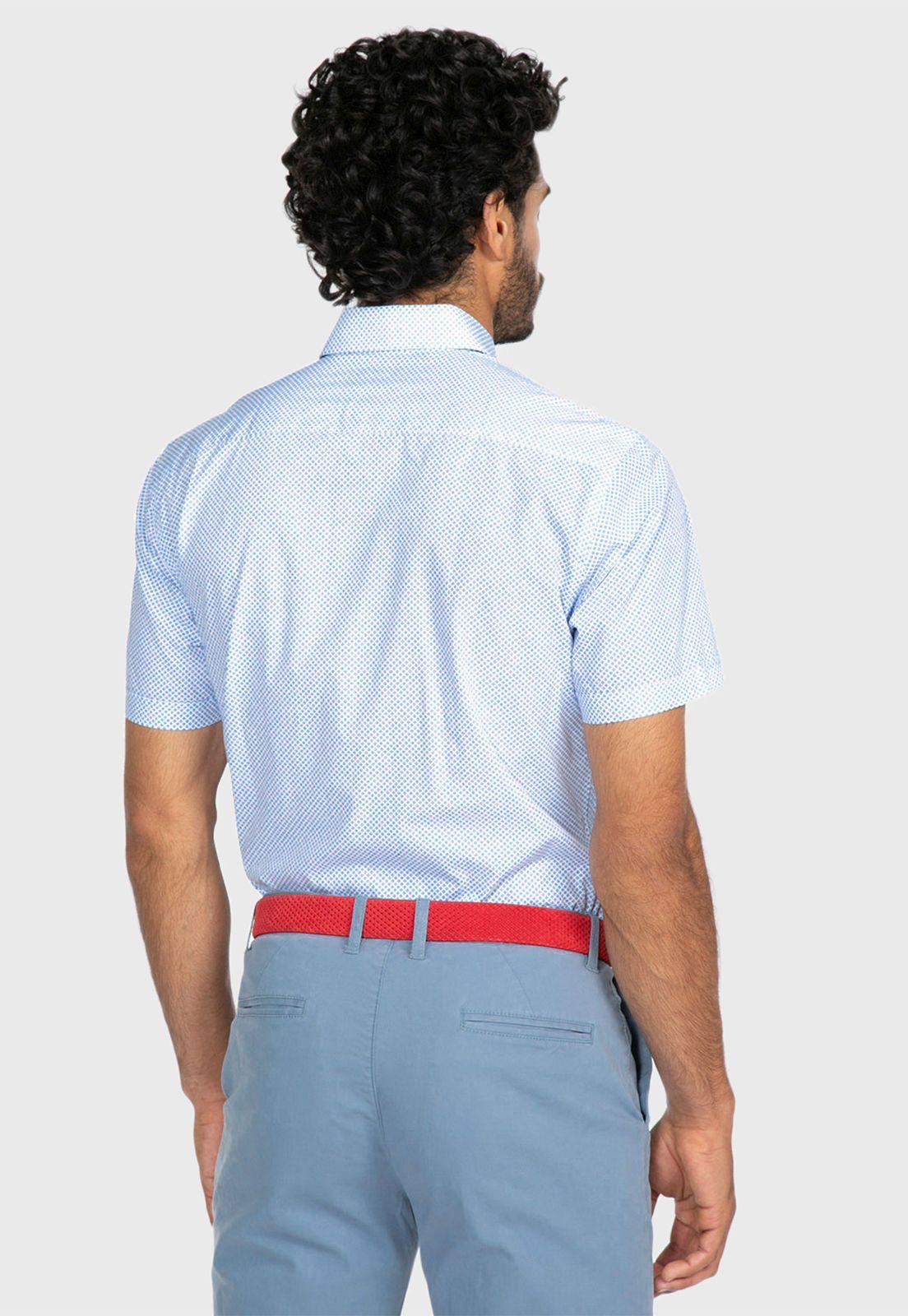 Camisa Sport Print Celeste Arrow-1