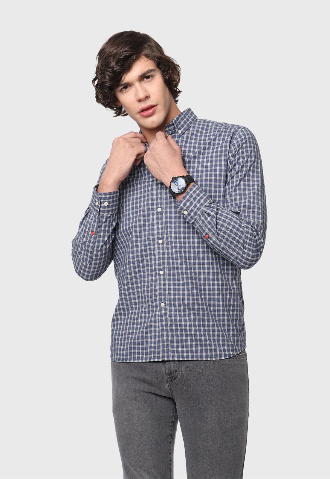 Camisa Casual A Cuadros Arrow-1