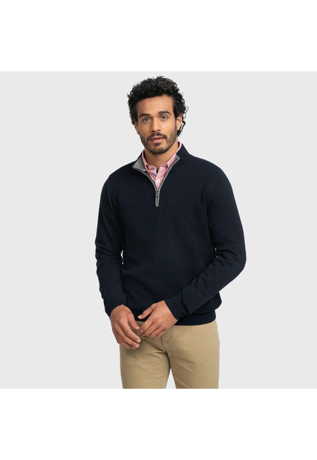 Sweater Arrow Half Zipper-0
