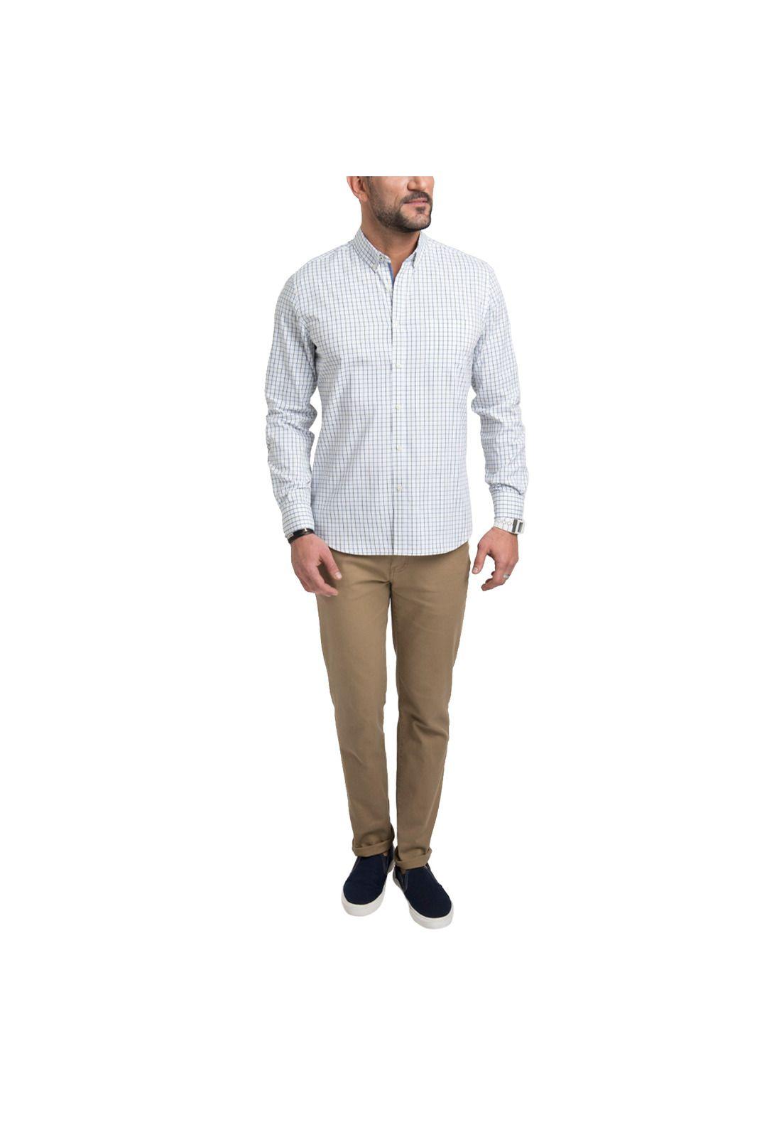 Camisa Manga Larga Cuadritos-3
