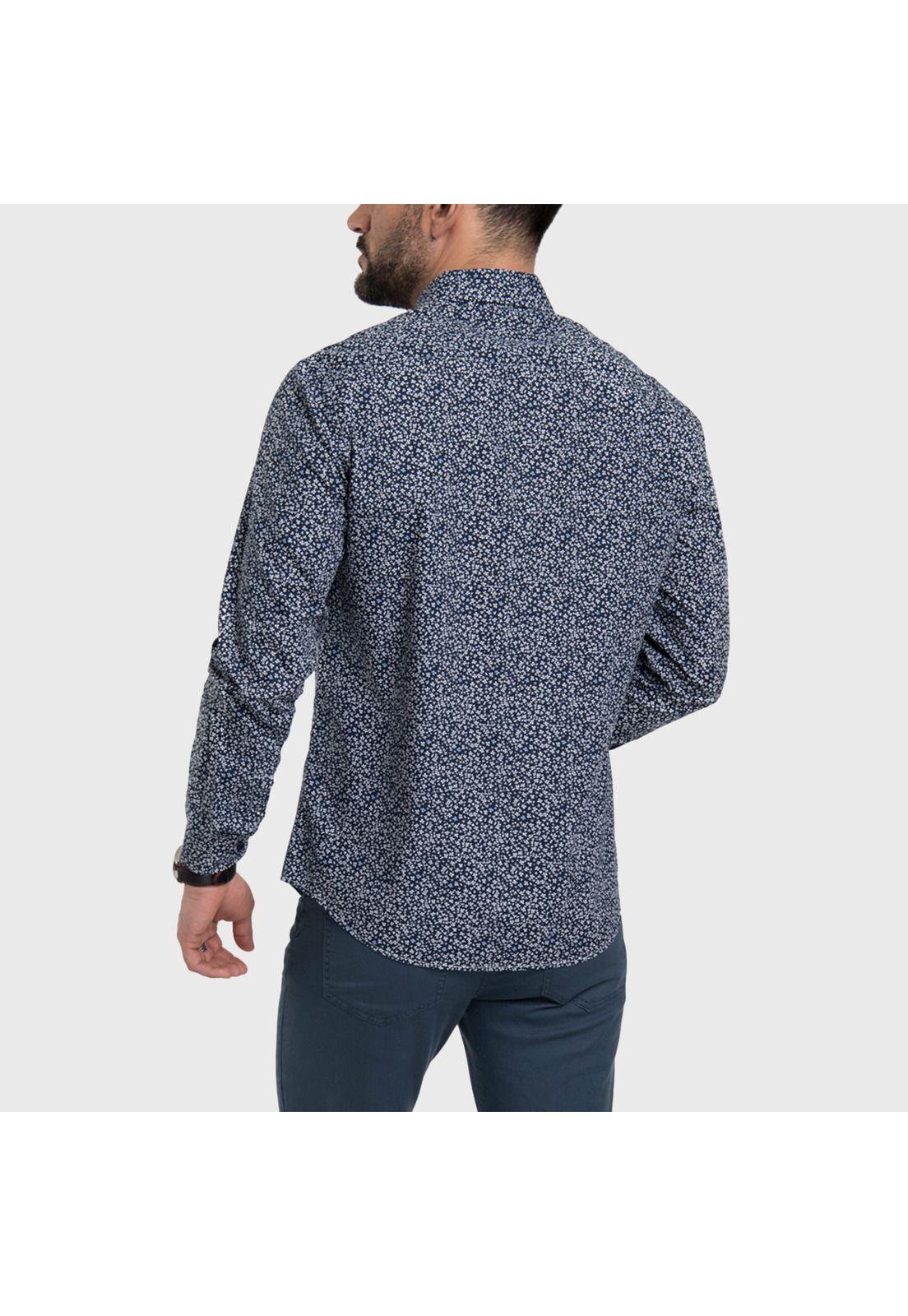 Camisa Manga Larga Floreada-1