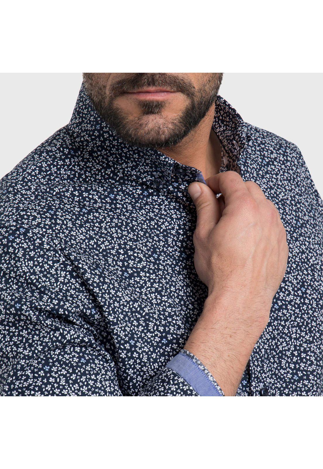 Camisa Manga Larga Floreada-2