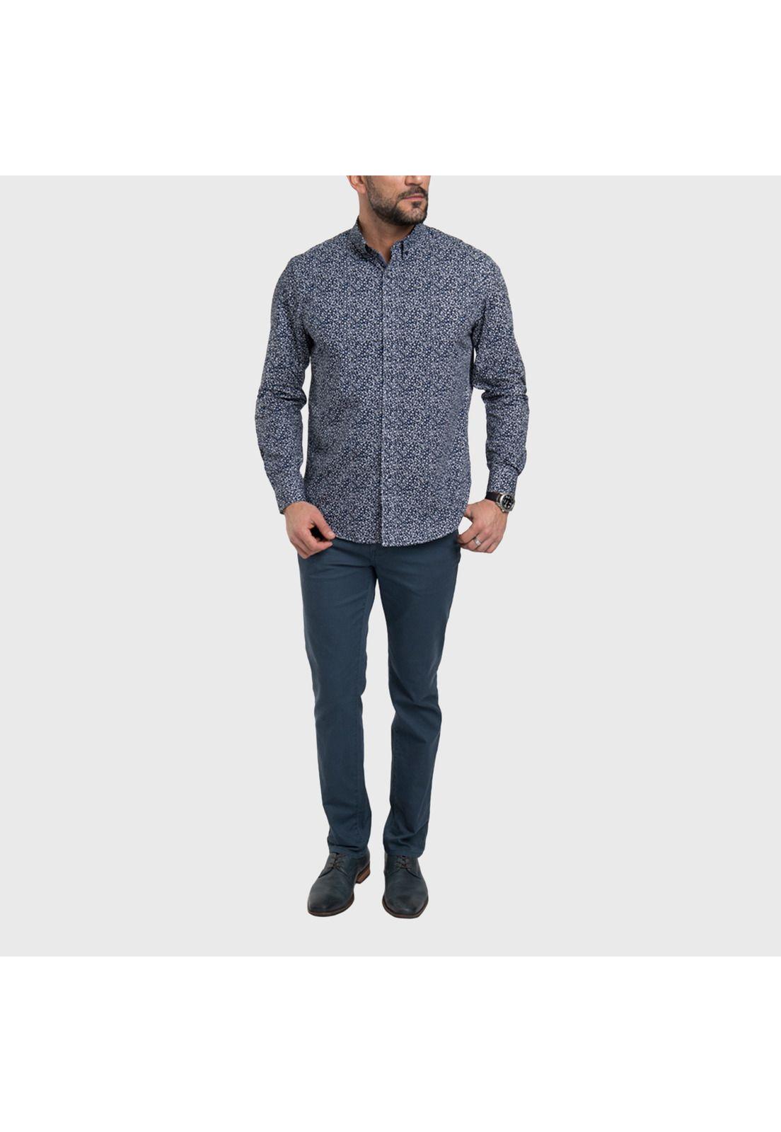 Camisa Manga Larga Floreada-3