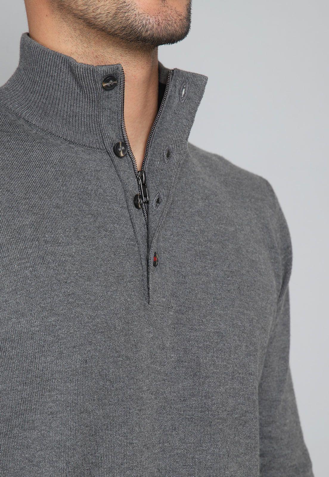 Sweater Manga Larga Arrow SW31044GR-2