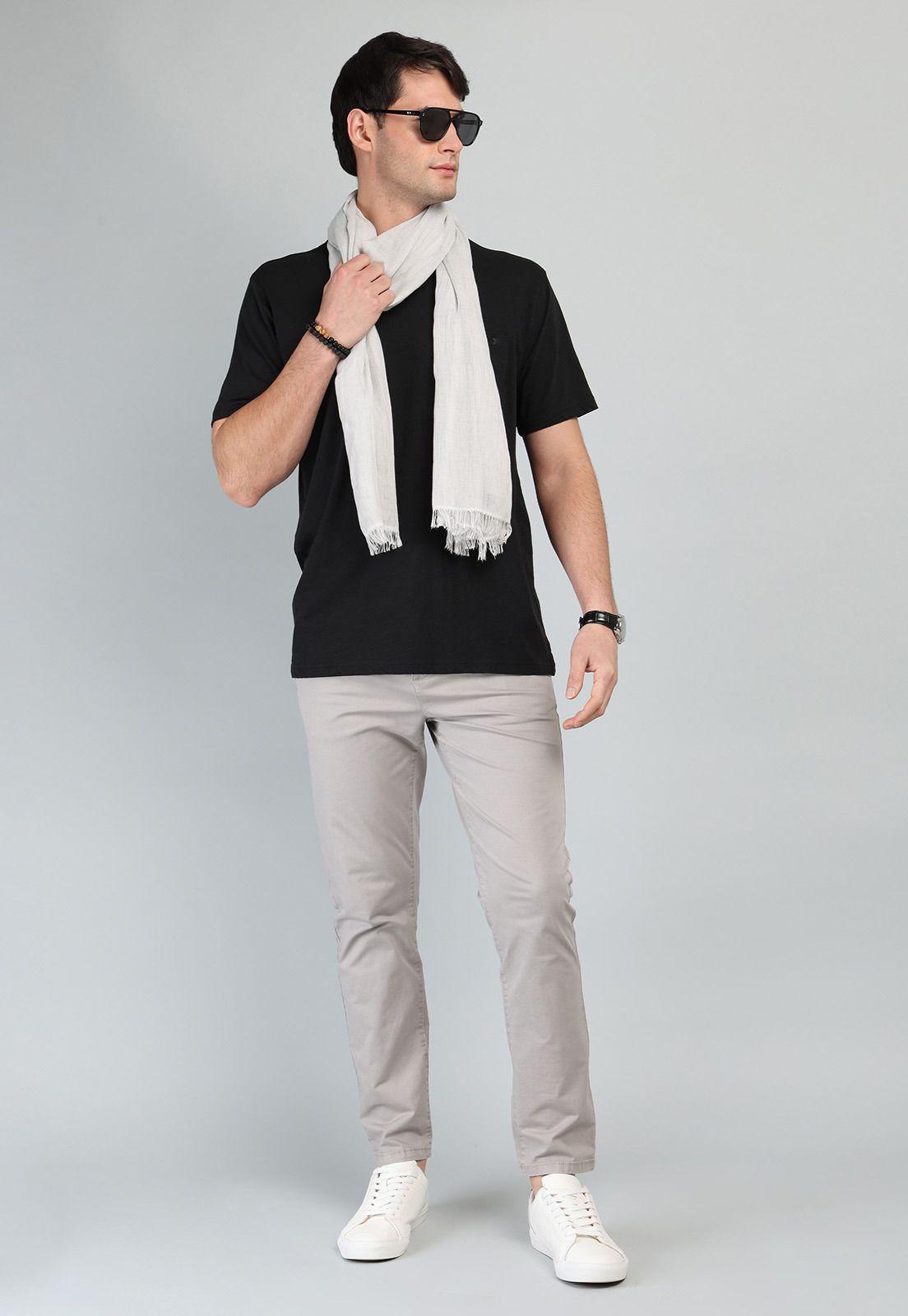 Polera Lisa Cuello Redondo Arrow PO3268RNE-3