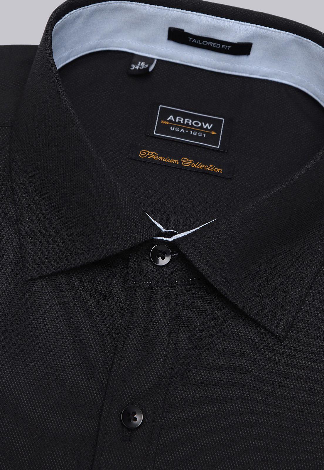 Camisa Formal Texturada Spandex Arrow ARM9040NE-1