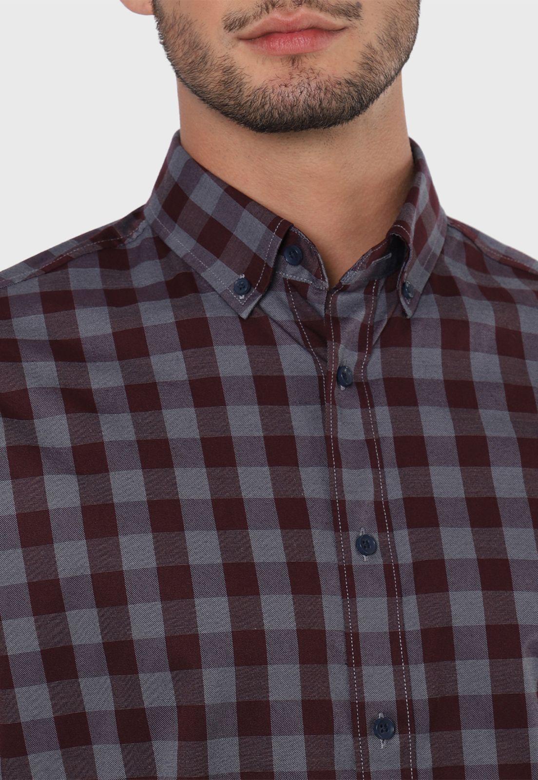 Camisa A Cuadros Spandex Arrow-3