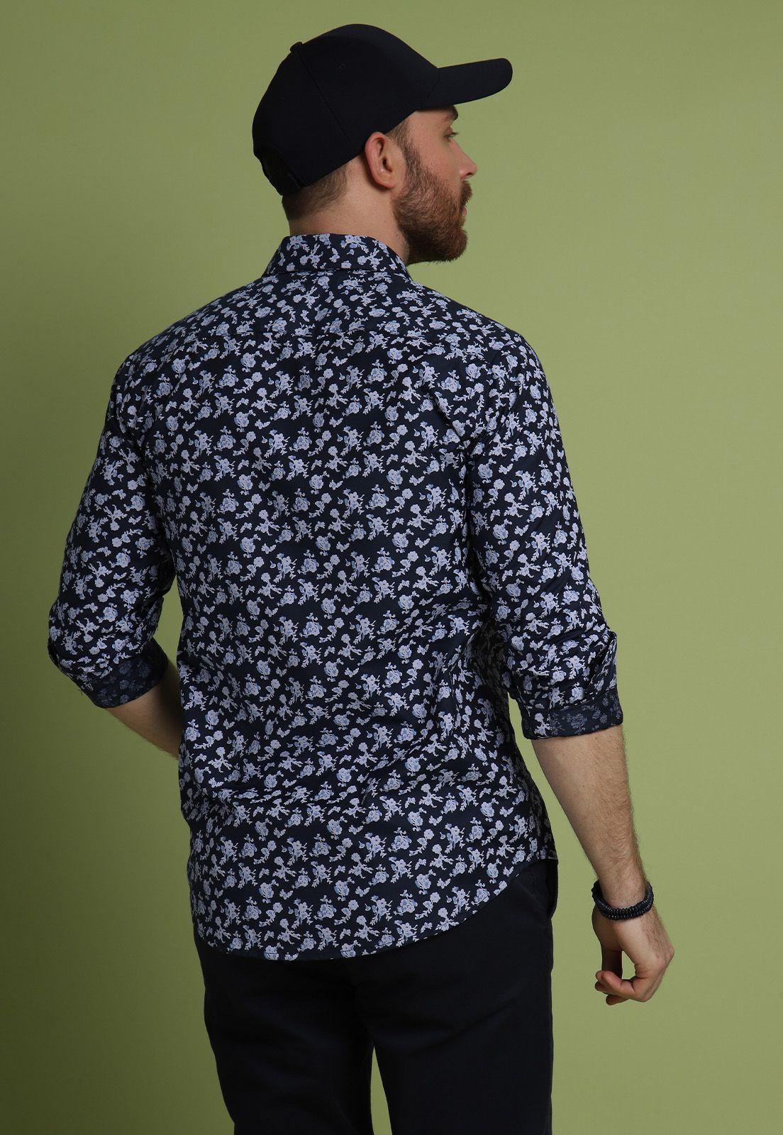 Camisa Print Tailored Arrow-2
