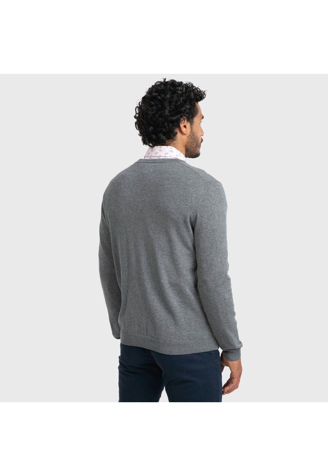 Cardigan Arrow Manga Larga Melange-1
