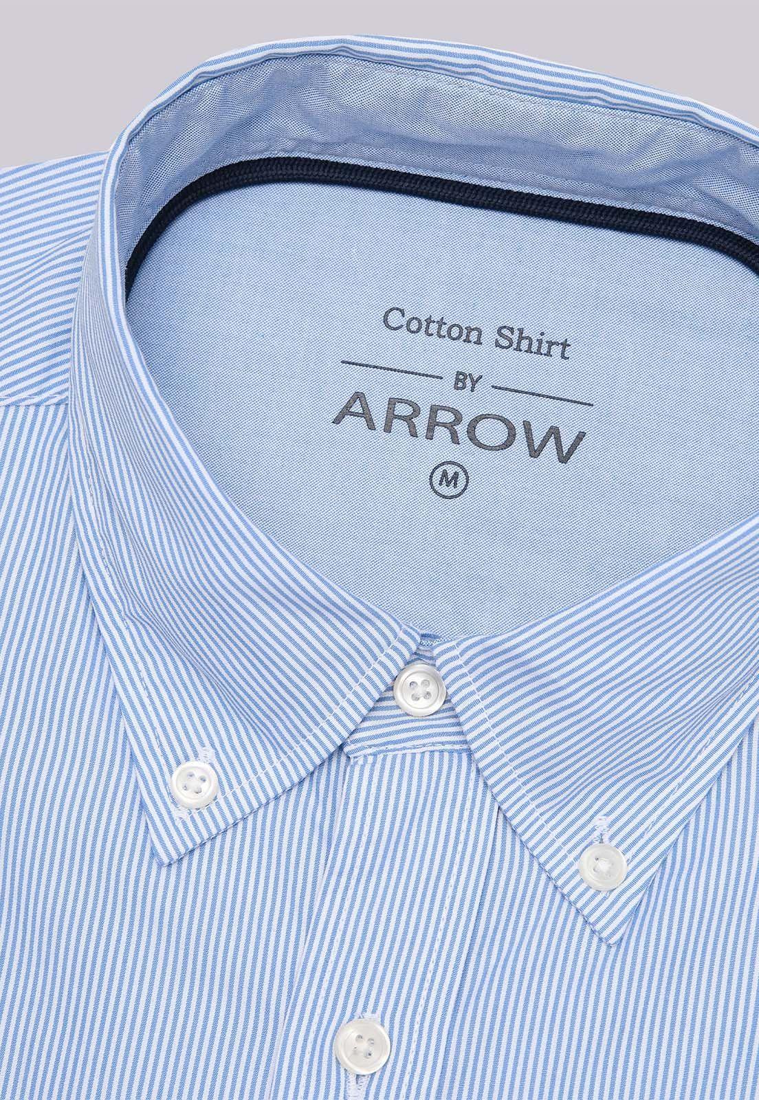 Camisa Diseño Rayas Arrow CM32006AZ-4