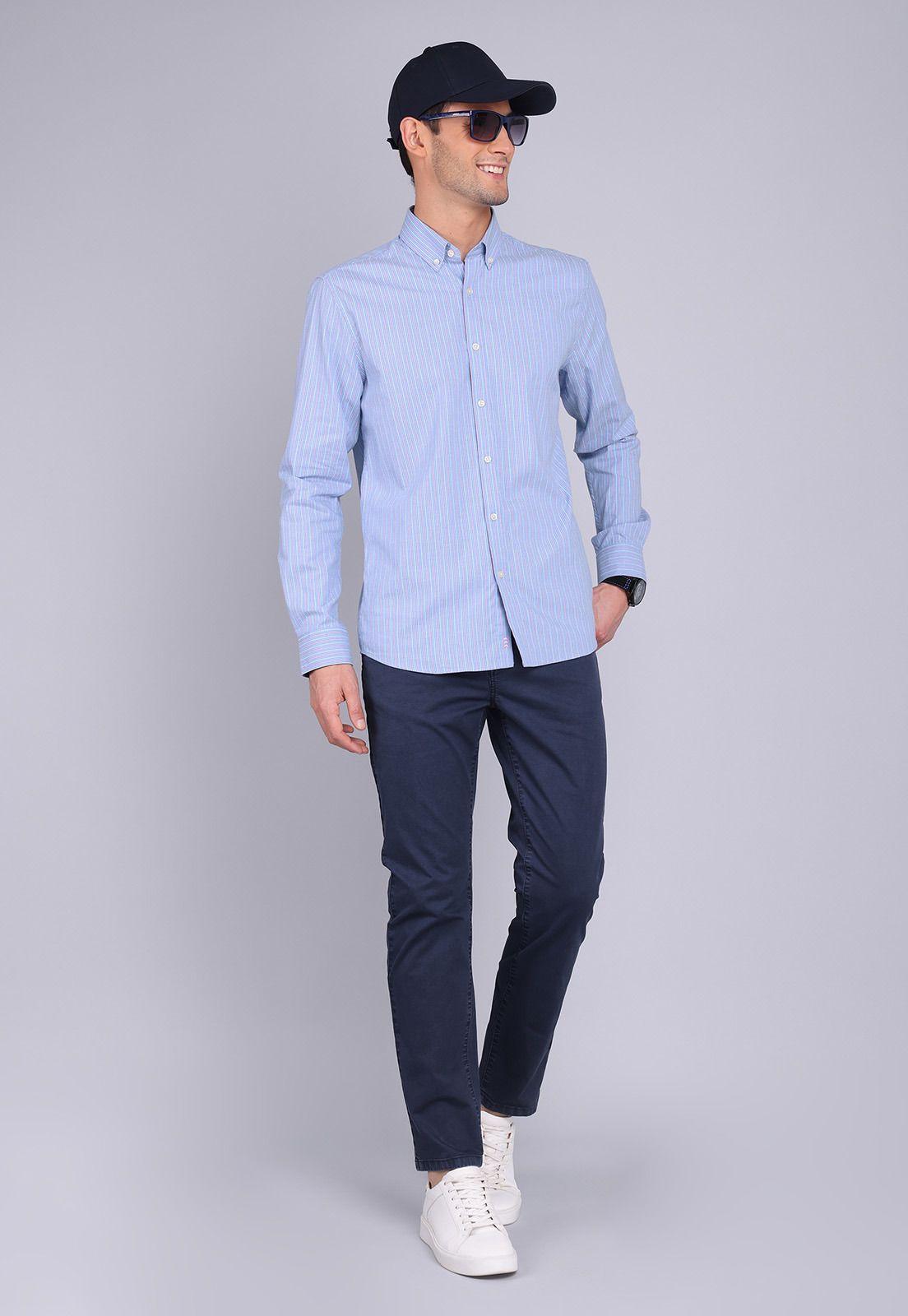Camisa Oxford Manga Larga Arrow CM3043SMU-2