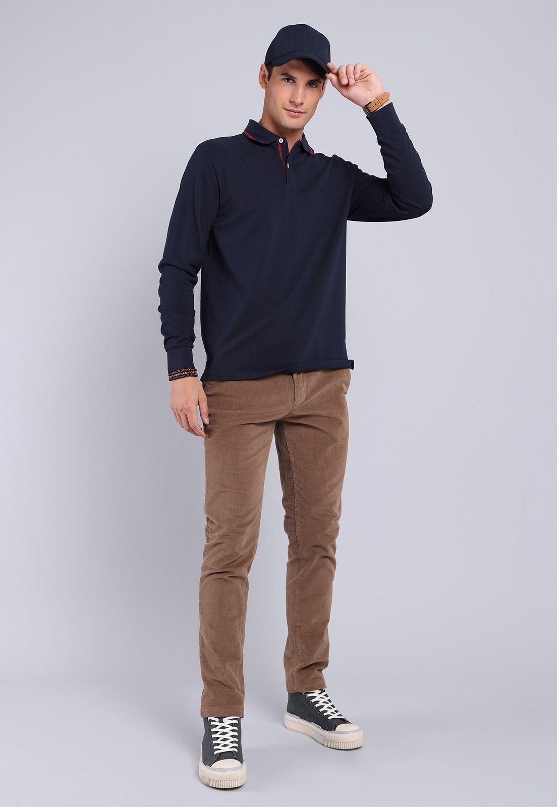 Polera Piqué Manga Larga Arrow PO2720WNB-3