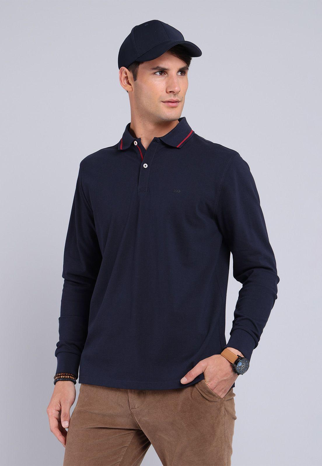 Polera Piqué Manga Larga Arrow PO2720WNB-4
