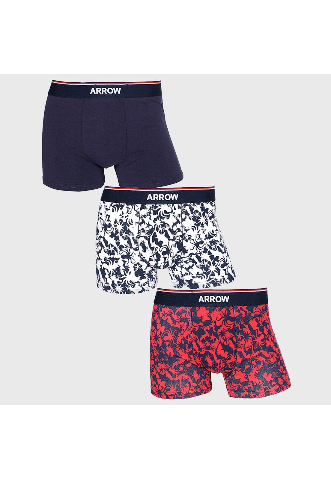 Pack 3 Boxer Design Multicolor Arrow-0