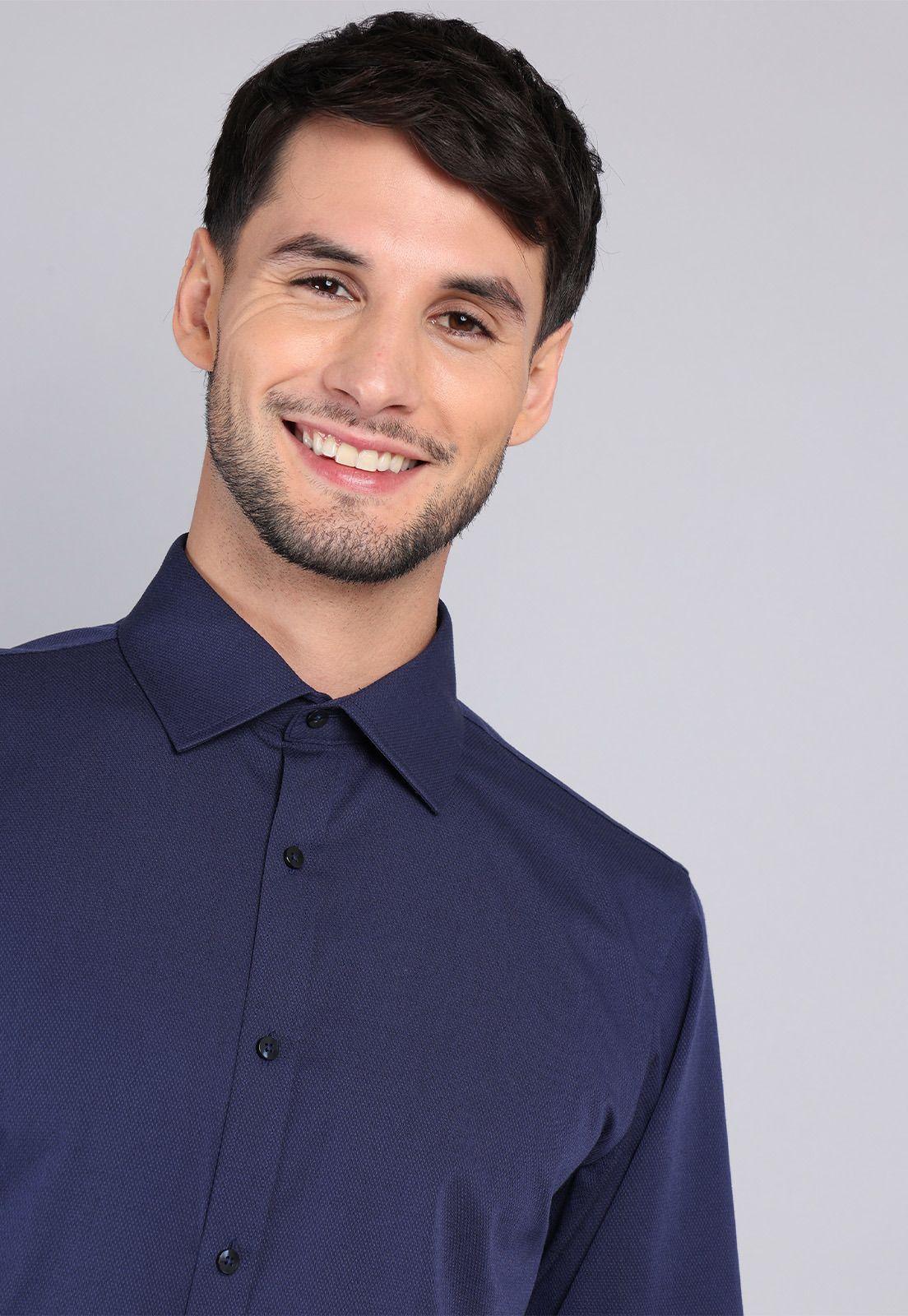 Camisa Formal Texturada Van Heusen VHCM441AZ-3
