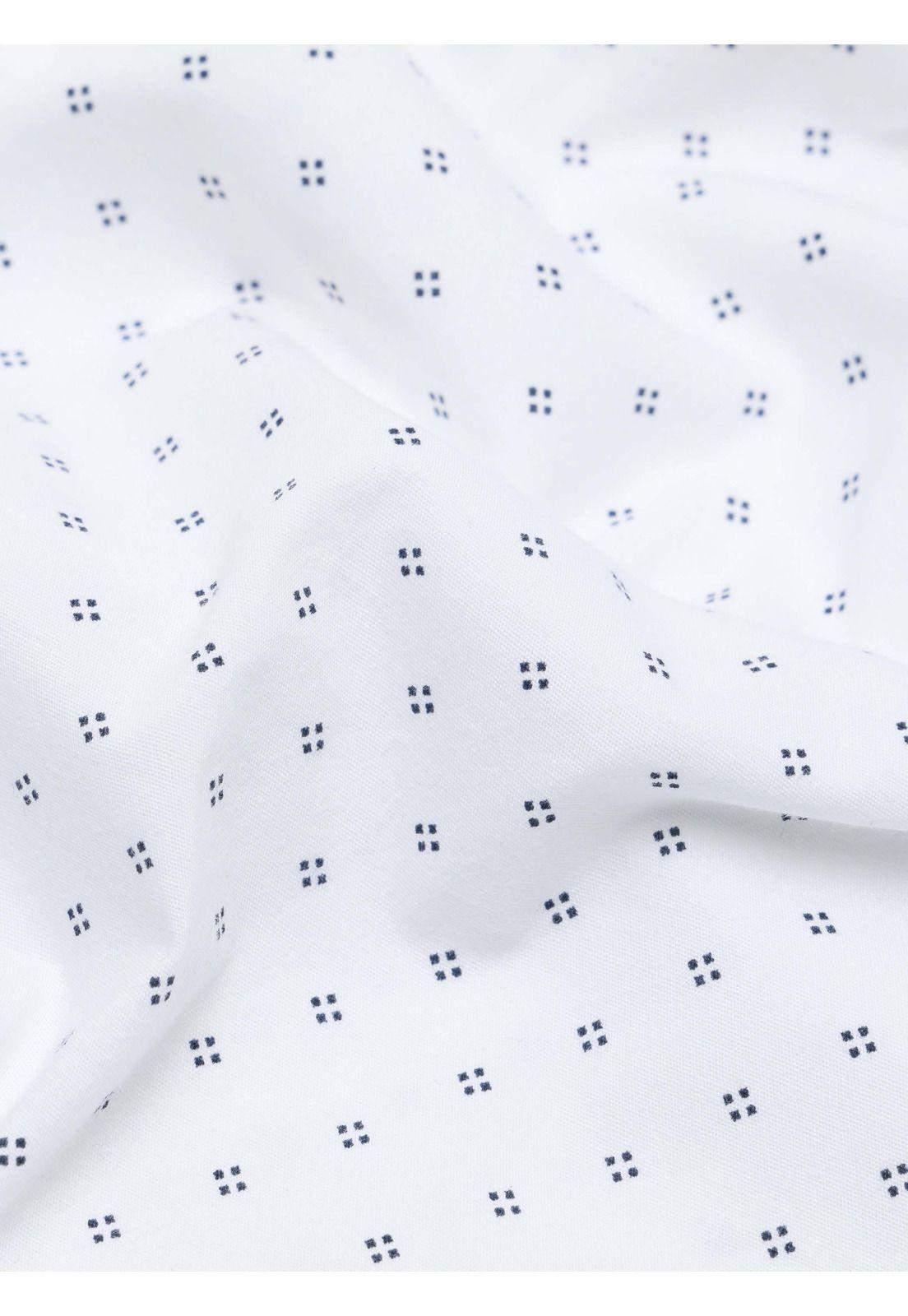 Camisa Print Spandex Regular Fit Blanco Arrow-6