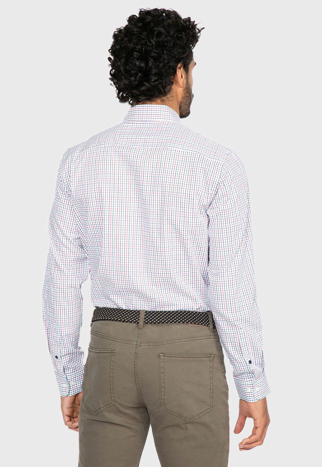 Camisa Casual Oxford A Cuadros-1