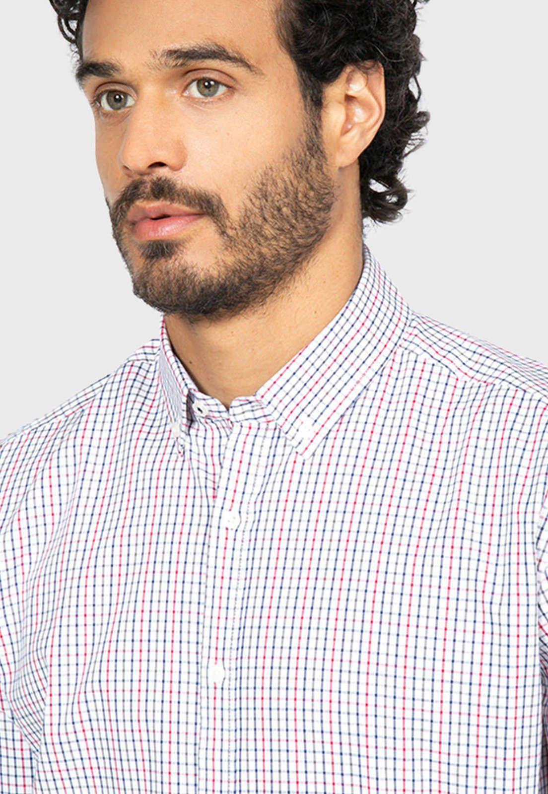 Camisa Casual Oxford A Cuadros-2