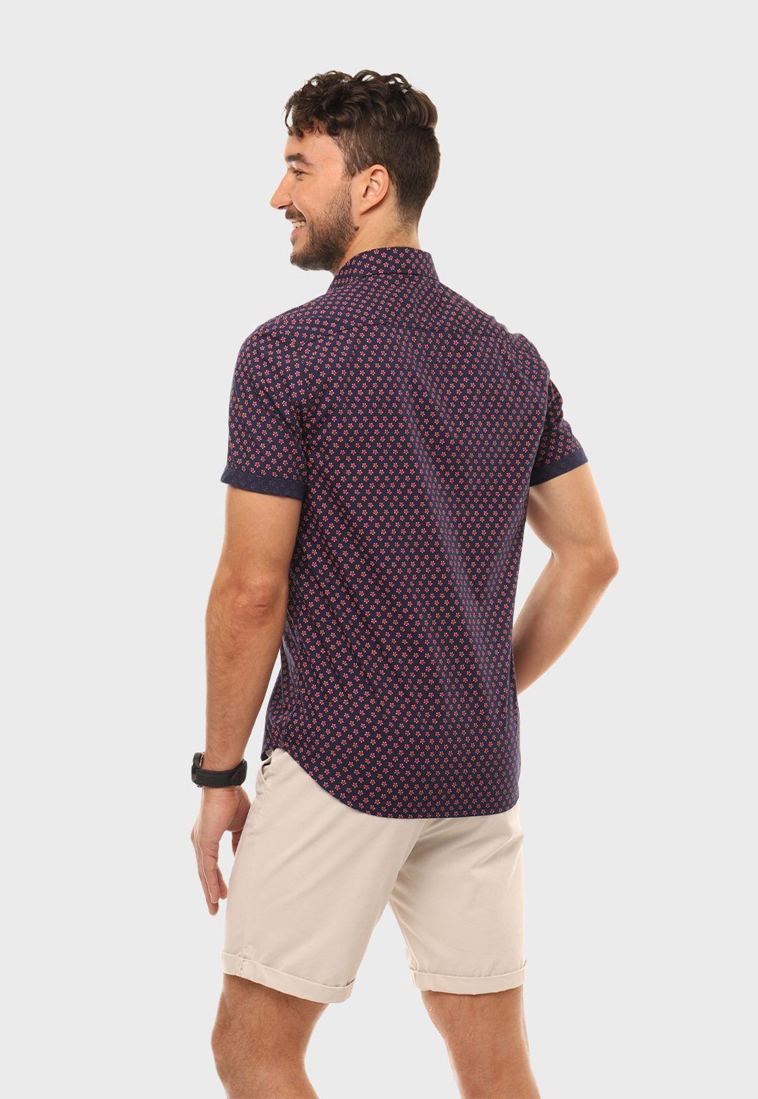 Camisa Casual Print Flores Arrow-1