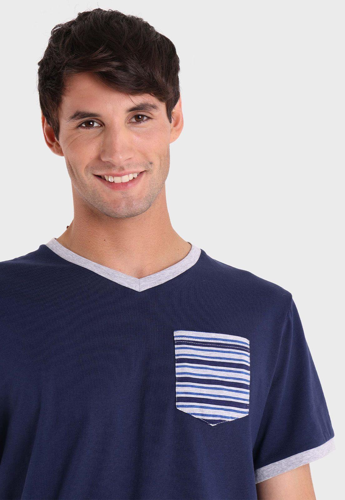 Pijama Corto Cuello En V Arrow-2