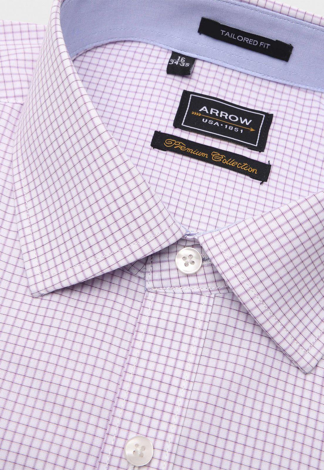 Camisa Formal A Cuadros Arrow-1