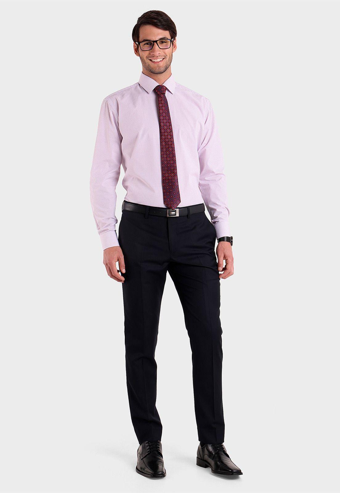 Camisa Formal A Cuadros Arrow-4