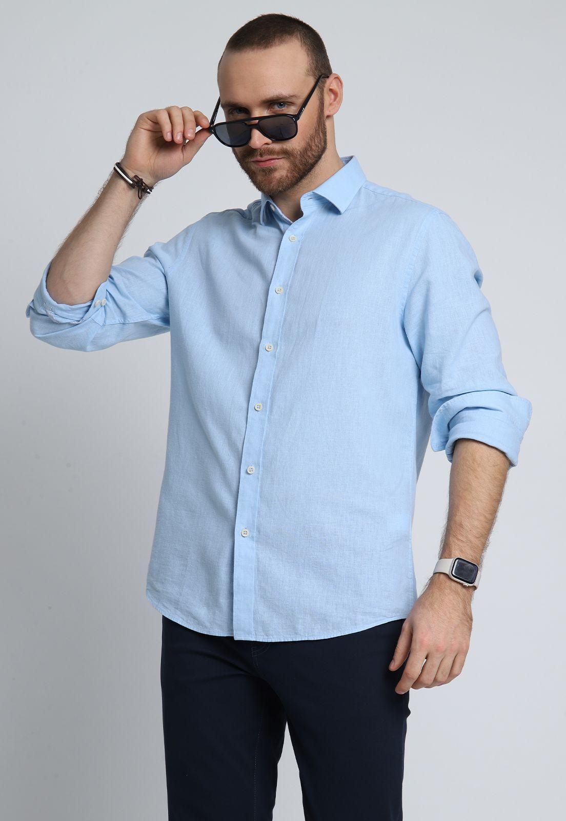 Camisa Lino-Algodón Arrow-0