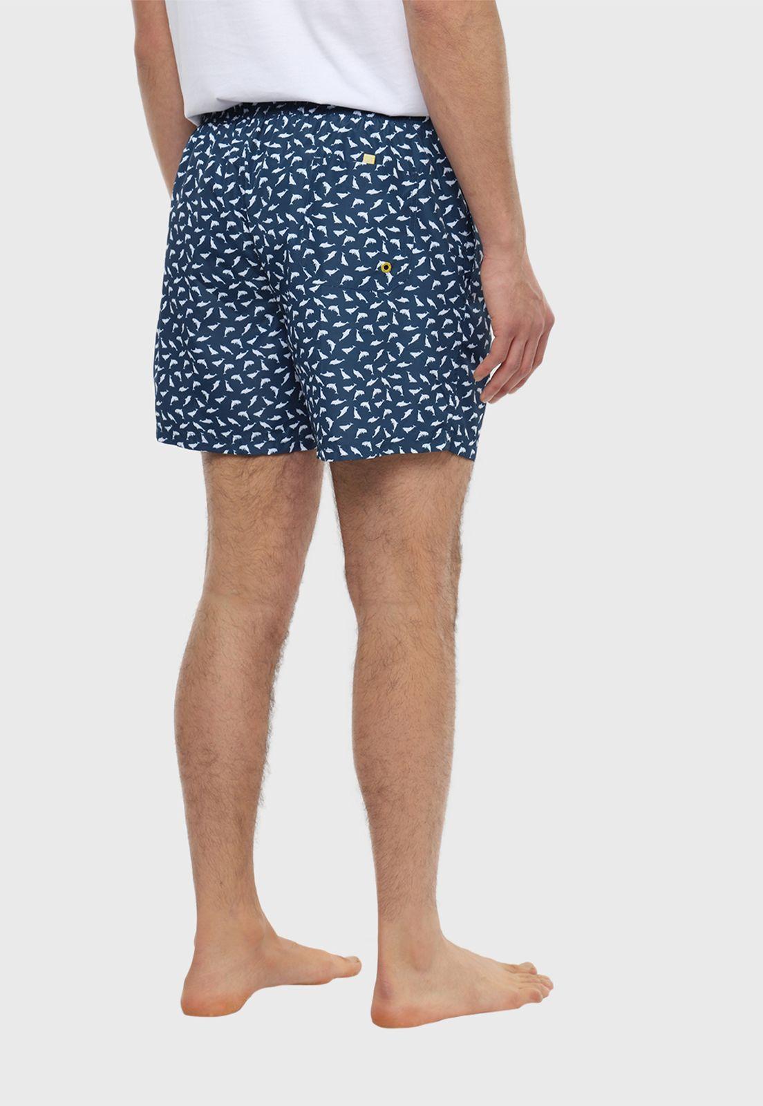 Short De Baño Print Delfines Arrow-1